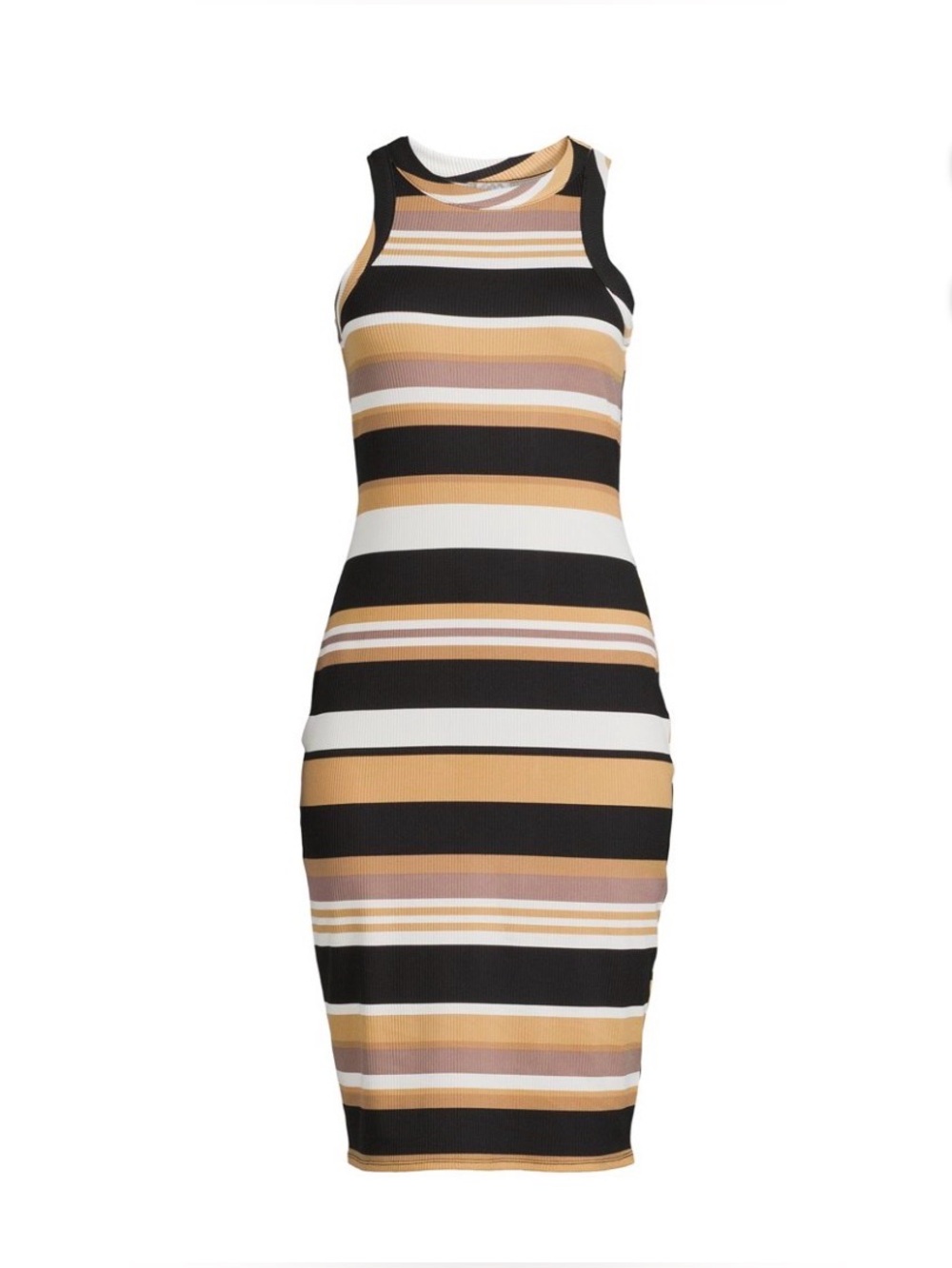 No Boundaries Racerback Ribbed Striped Bodycon Dress - Picture 7 of 7